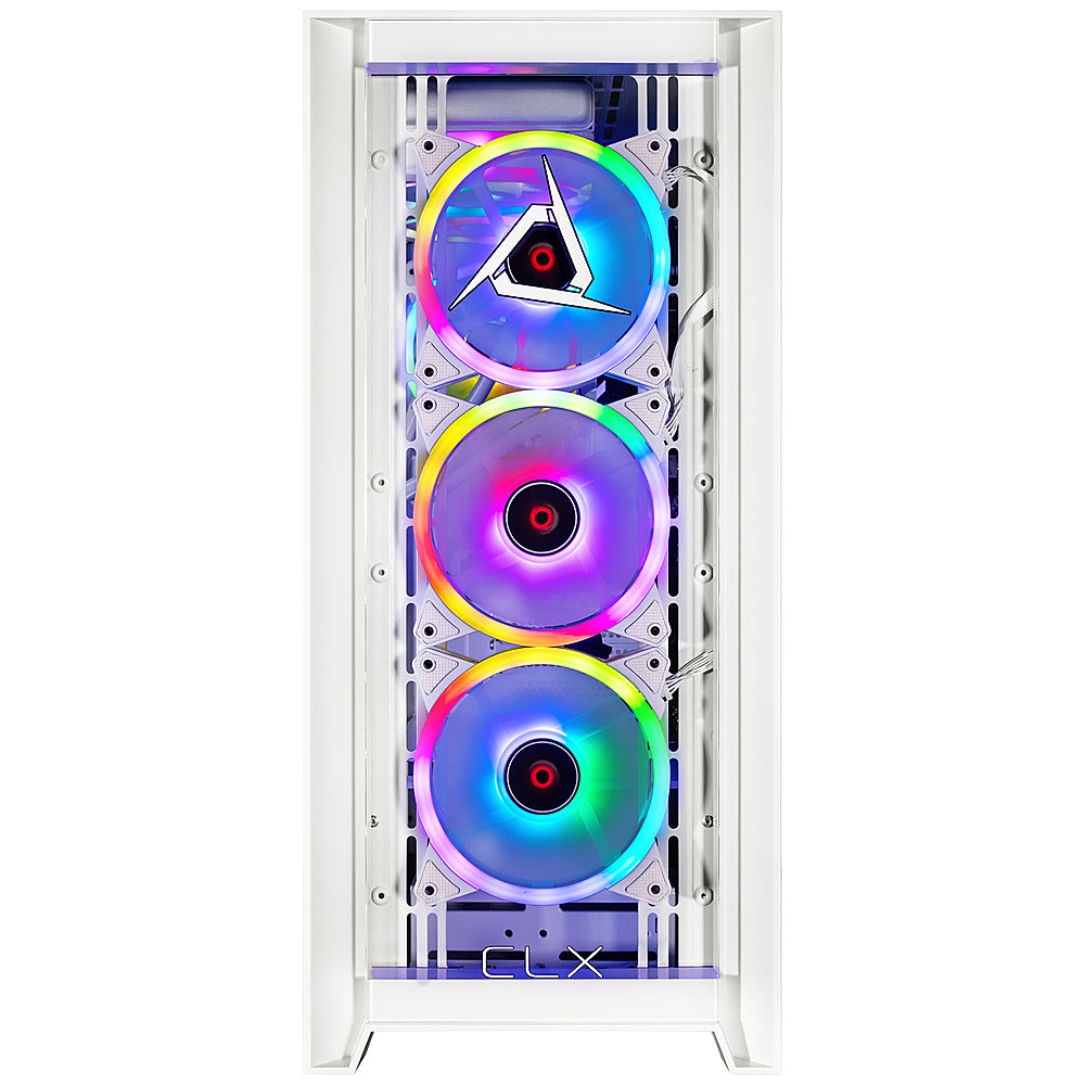 CLX - SET Gaming Desktop - AMD Ryzen 7 7700X - 32GB DDR5 5600 Memory - GeForce RTX 4060 Ti - 2TB NVMe M.2 SSD - White_6