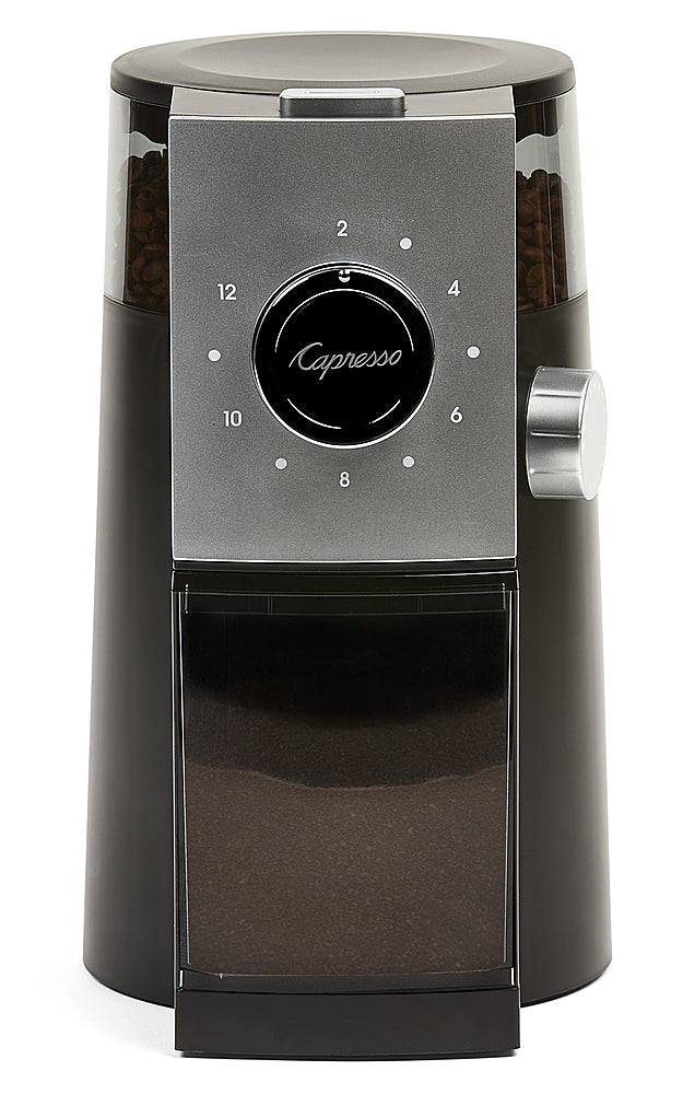 Capresso - Grind Select Coffee Burr Grinder - Black/Silver_0