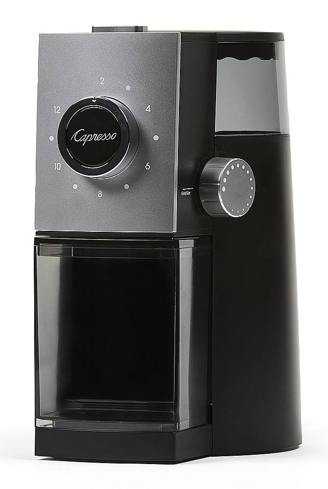 Capresso - Grind Select Coffee Burr Grinder - Black/Silver_2