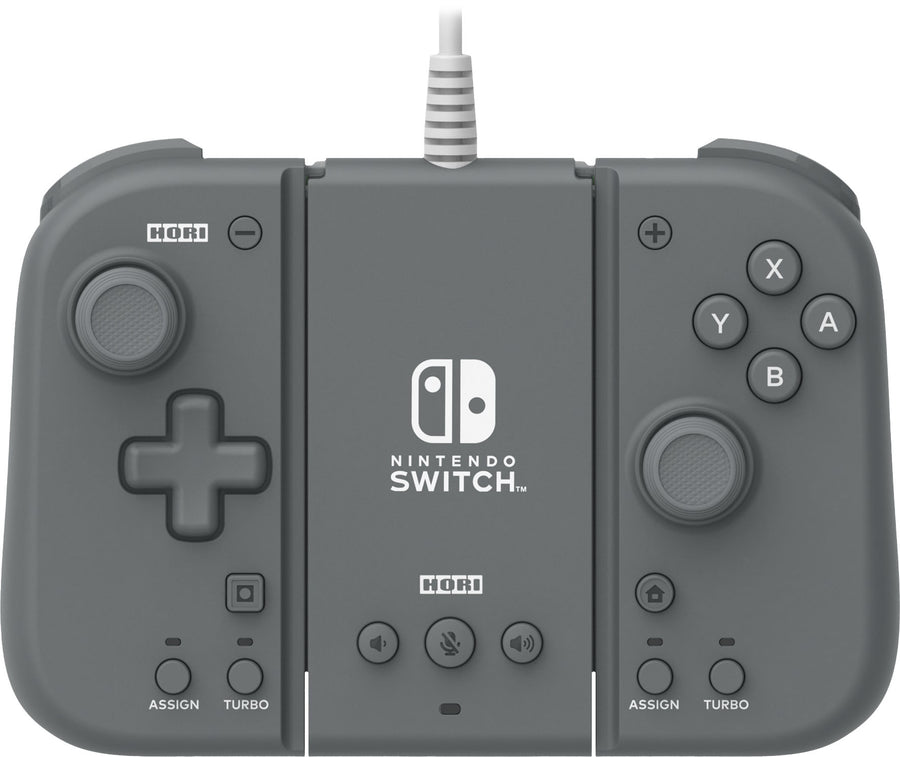 HORI Split Pad Compact Attachment Set (Slate Gray) - Officially Licensed By Nintendo - Slate Gray_0