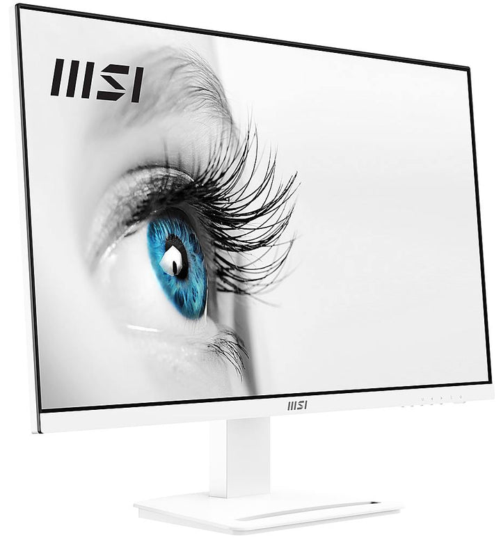 MSI - Pro MP273AW 27" FHD 100Hz 1ms Free Sync Monitor ,Built-in Speakers (DisplayPort, HDMI,VGA port ) - Matte White - Matte White_4