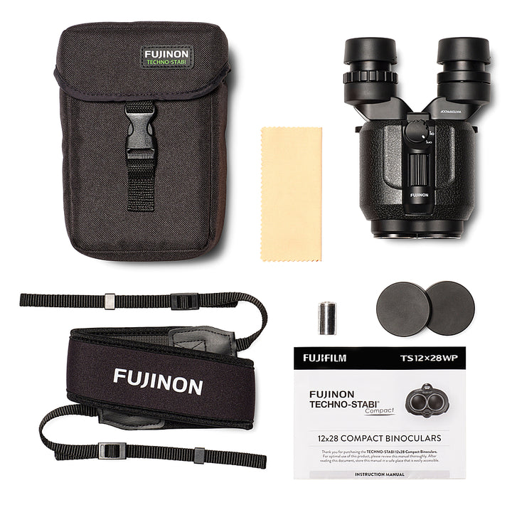 Fujinon Techno-Stabi TS12x28WP Compact Binoculars with Electronic Stabilization - Black_14