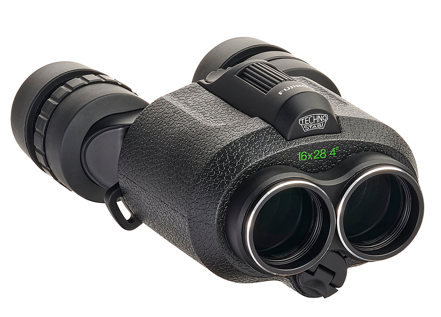 Fujinon Techno-Stabi TS16x28WP Compact Binoculars with Electronic Stabilization - Black_0