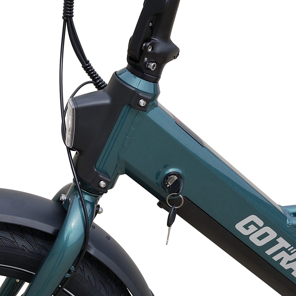 GoTrax - Porter Cargo eBike for Adults w/ 45mi Max Operating Range and 20mph Max Speed - Green_6