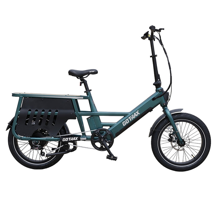 GoTrax - Porter Cargo eBike for Adults w/ 45mi Max Operating Range and 20mph Max Speed - Green_11