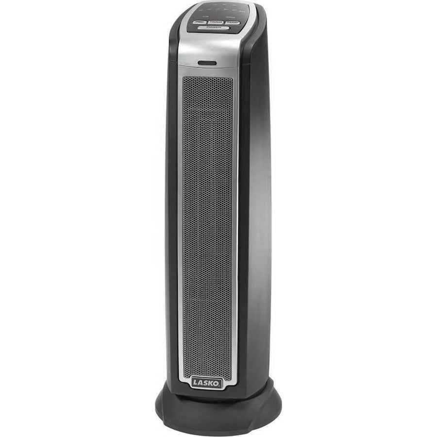 Lasko - Ceramic Tower Heater w/ Remote - Black_0