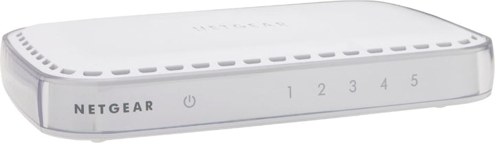 NETGEAR - 5-Port 10/100/1000 Mbps Gigabit Unmanaged Switch - White_1