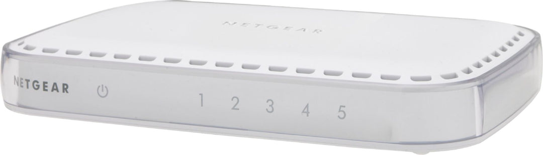 NETGEAR - 5-Port 10/100/1000 Mbps Gigabit Unmanaged Switch - White_2