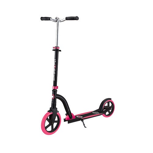 NL 230-205 Duo Big Wheel Folding Scooter - Ages 14+ Years Black/Pink_0