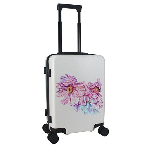 20" Hardside Carry-On Surface Of Beauty Peonies Collection Lilly White_0