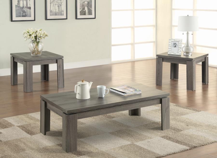 3-piece Occasional Table Set Weathered Grey_0