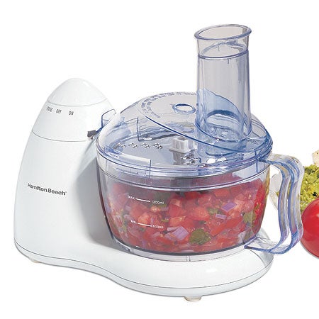 8 Cup Bowl Food Processor w/ 2 Speeds + Pulse White_0