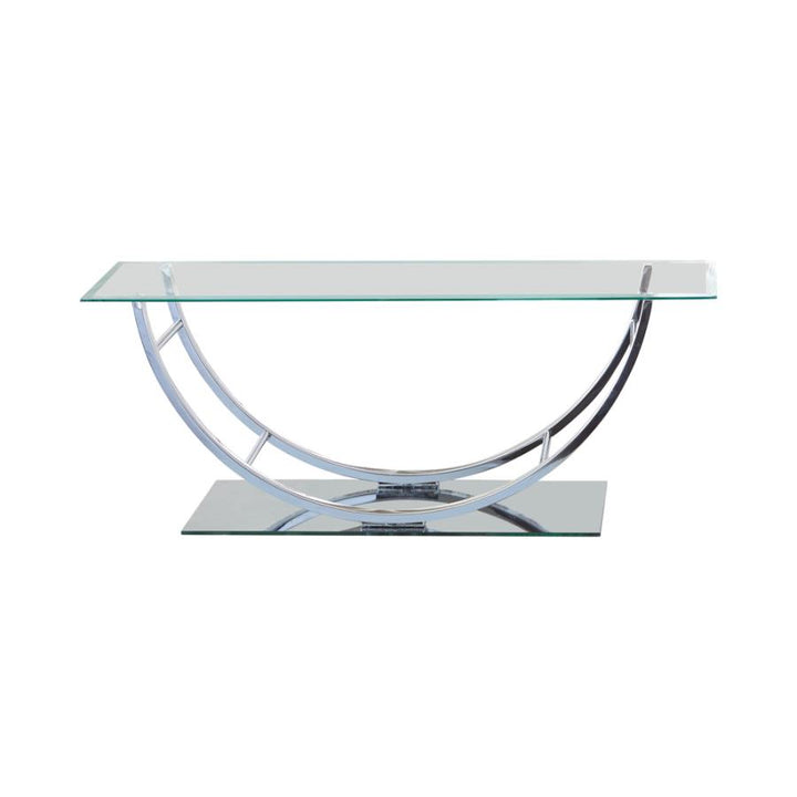 U-shaped Coffee Table Chrome_3