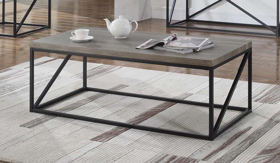 Rectangular Coffee Table Sonoma Grey_0
