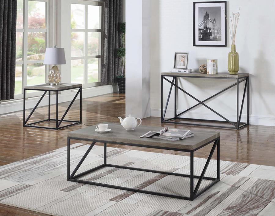 Rectangular Sofa Table Sonoma Grey_1