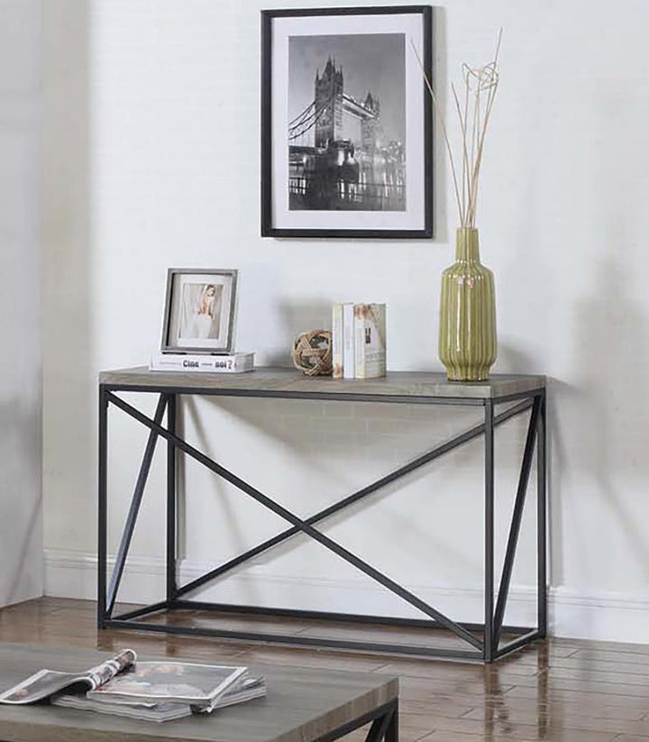 Rectangular Sofa Table Sonoma Grey_0