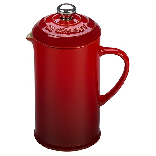 34oz Cafe Collection Stoneware French Press Cerise_0