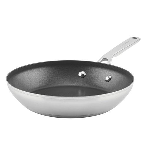 9.5" Stainless Steel 3-Ply Nonstick Fry Pan_0