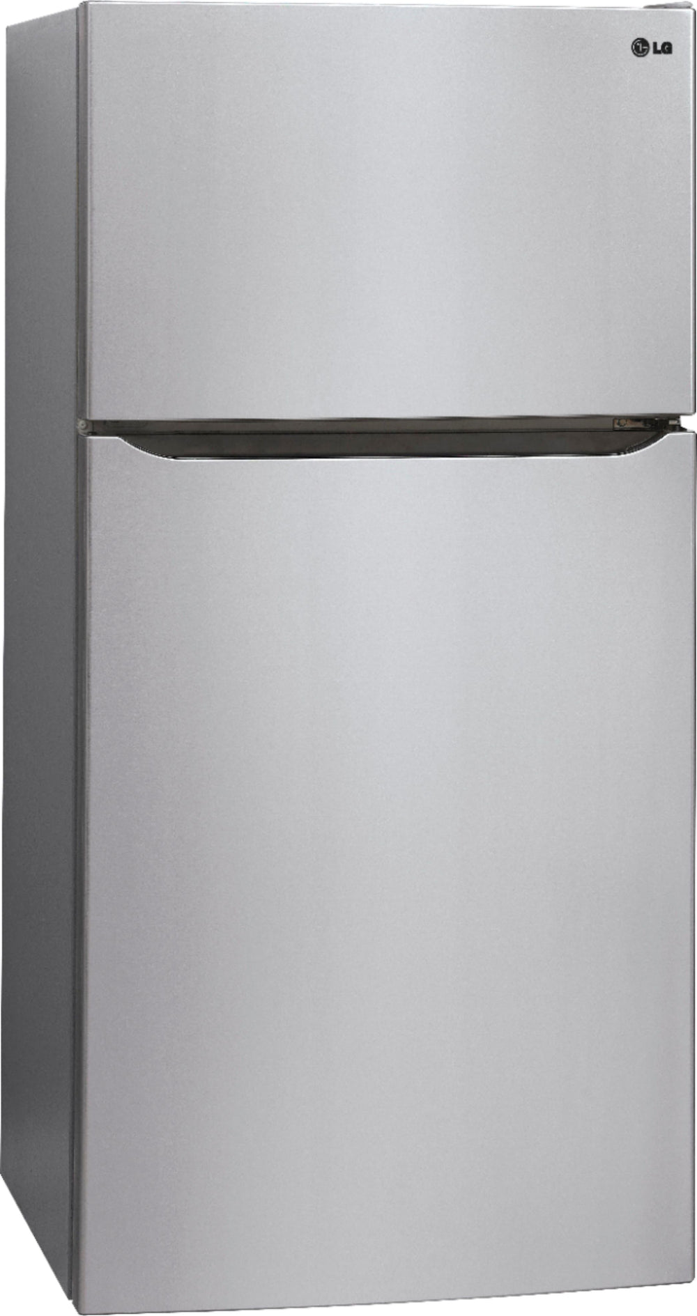 LG - 23.8 Cu. Ft. Top-Freezer Refrigerator with Ice Maker - Stainless Steel_1