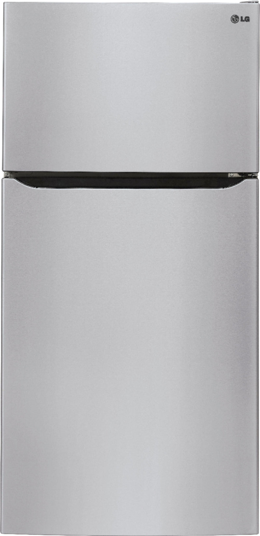 LG - 23.8 Cu. Ft. Top-Freezer Refrigerator with Ice Maker - Stainless Steel_0