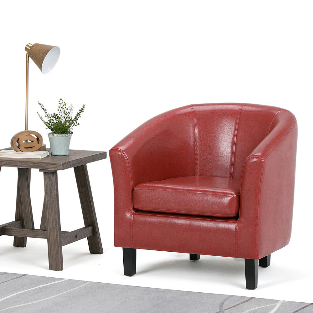 Simpli Home - Austin Armchair - Red_2