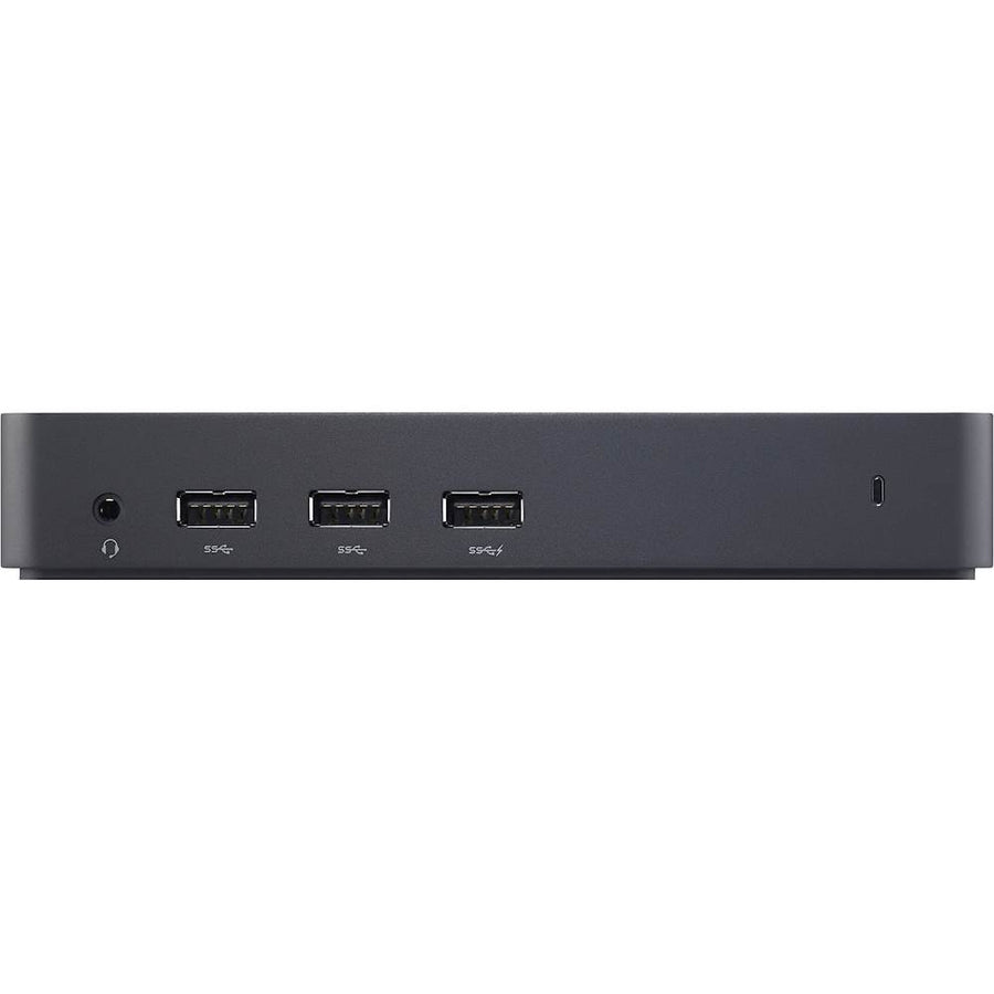 Dell - D3100 USB 3.0 Docking Station- HDMI - DP  - Ethernet - USB-C - USB-A - Headphone and audio output -Plug and Play - Black_0