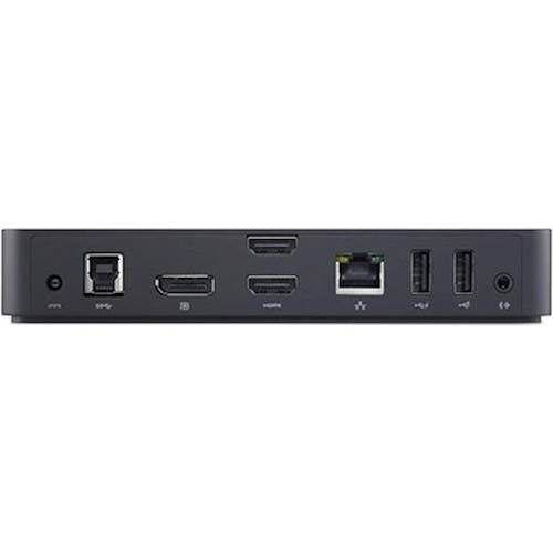 Dell - D3100 USB 3.0 Docking Station- HDMI - DP  - Ethernet - USB-C - USB-A - Headphone and audio output -Plug and Play - Black_1