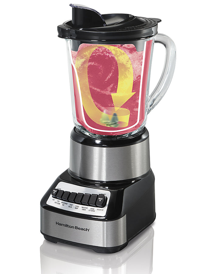 Hamilton Beach - Wave Crusher Multi-Function Blender with 40 oz. Glass Jar and 14 Functions for Puree, Ice Crush, Shakes a - BLACK_3