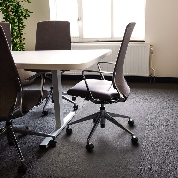 Floortex Executive XXL Polycarbonate Floor Protector 48" x 118" for Carpet - Clear_2