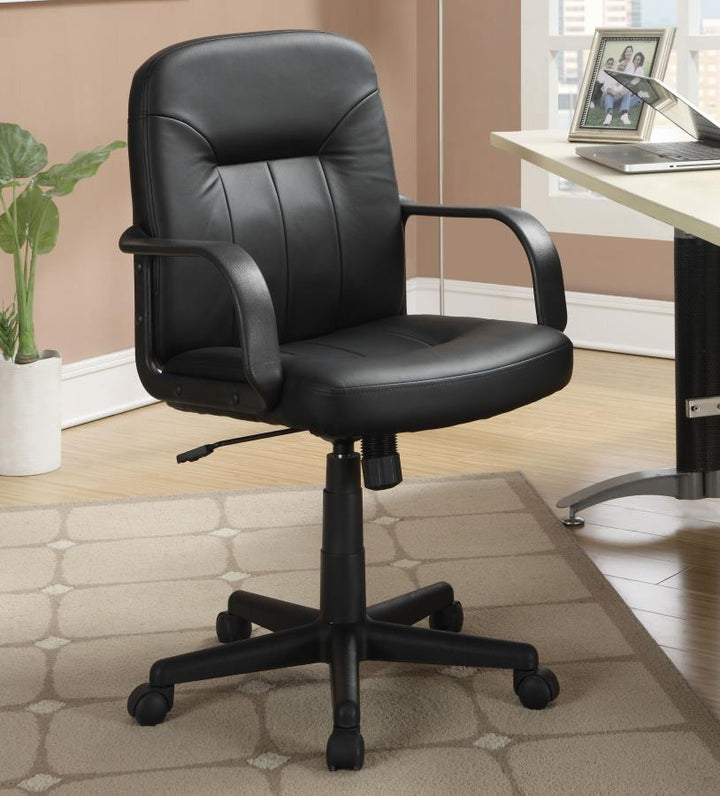 Adjustable Height Office Chair Black_0