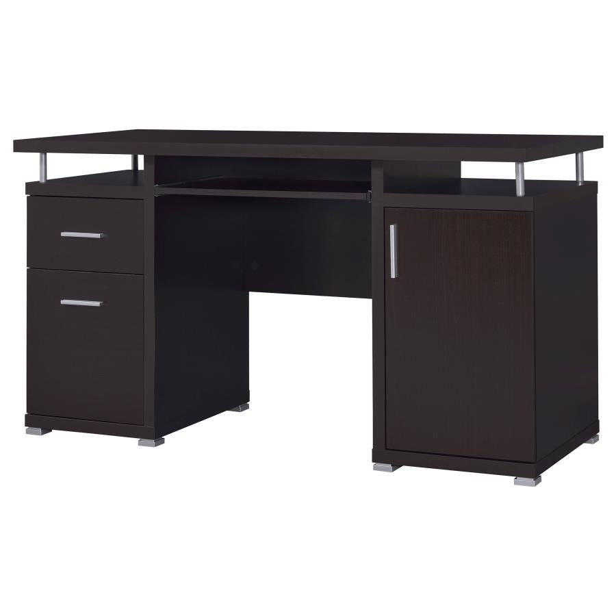 Tracy 2-drawer Computer Desk Cappuccino_6