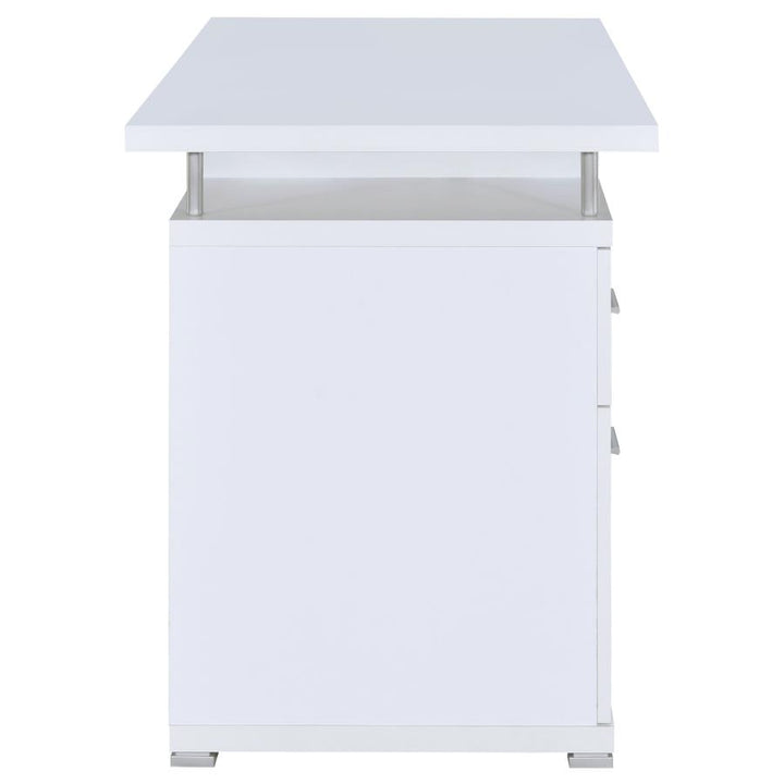Tracy 2-drawer Computer Desk White_8