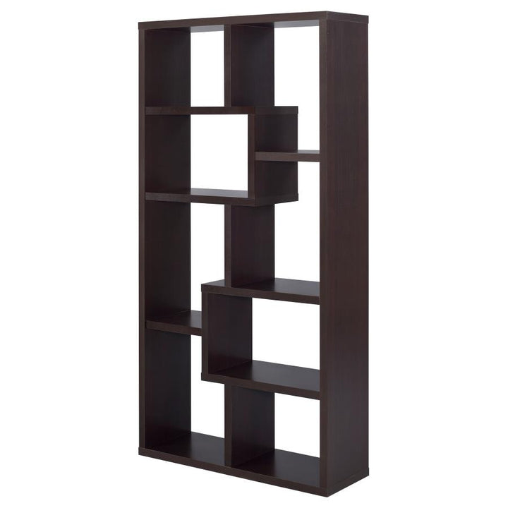 Theo 10-shelf Bookcase Cappuccino_4