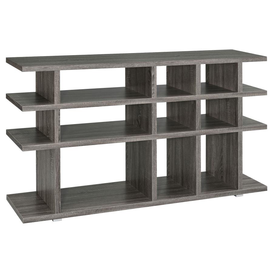 Santos 3-tier Bookcase Weathered Grey_1