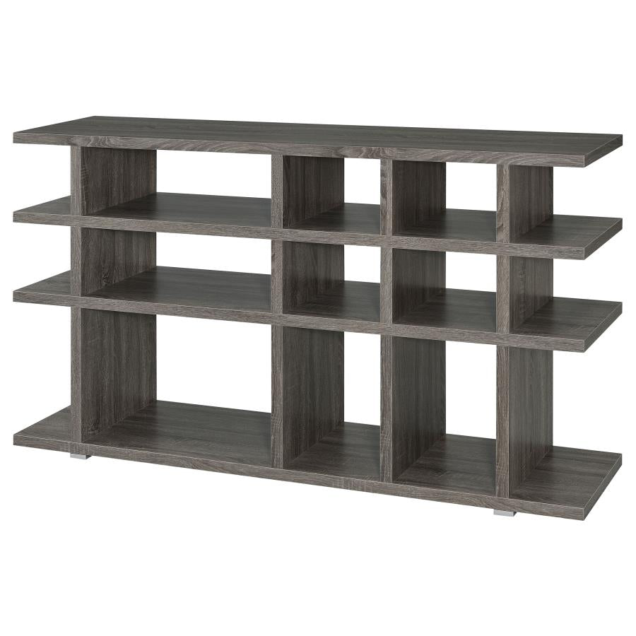 Santos 3-tier Bookcase Weathered Grey_4
