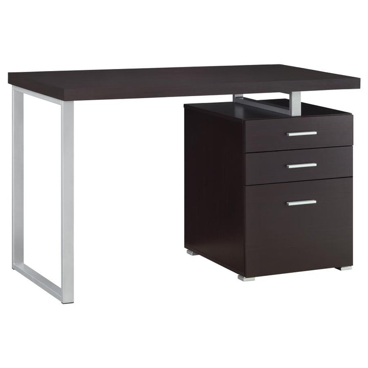 Brennan 3-drawer Office Desk Cappuccino_3
