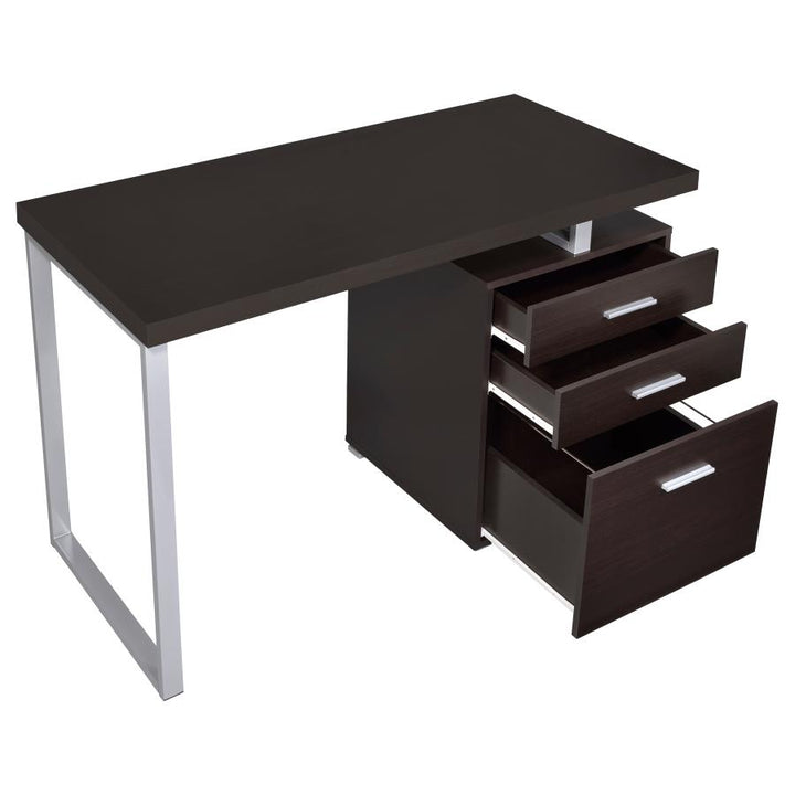 Brennan 3-drawer Office Desk Cappuccino_4