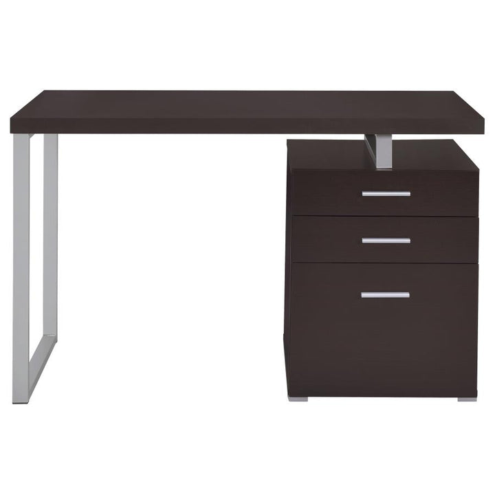Brennan 3-drawer Office Desk Cappuccino_5