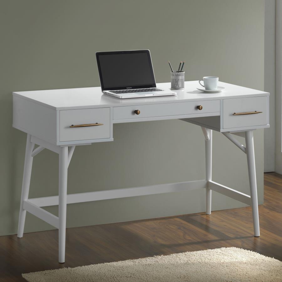 Mugga 3-drawer Writing Desk White_0