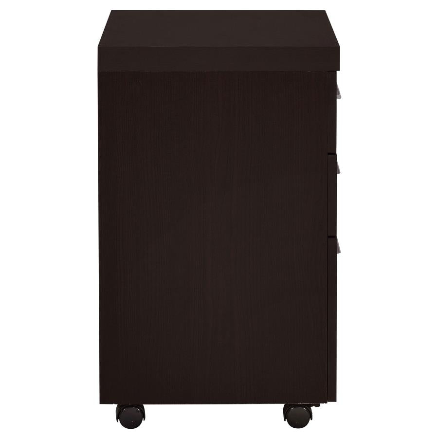Skeena 3-drawer Mobile Storage Cabinet Cappuccino_13