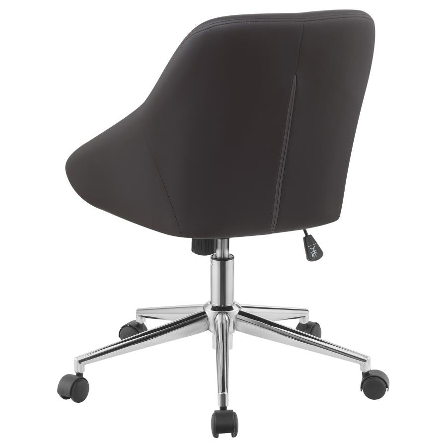 Upholstered Office Chair with Casters_3