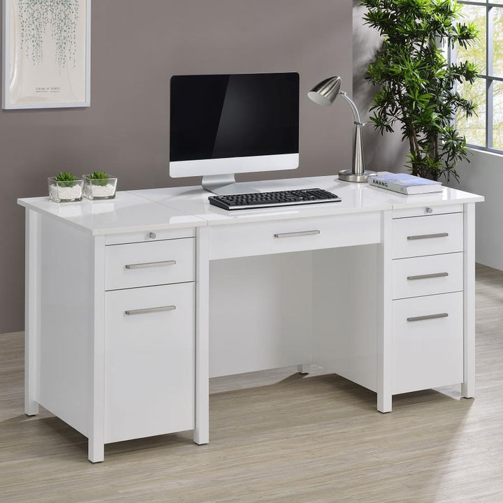 Dylan 4-drawer Lift Top Office Desk_1