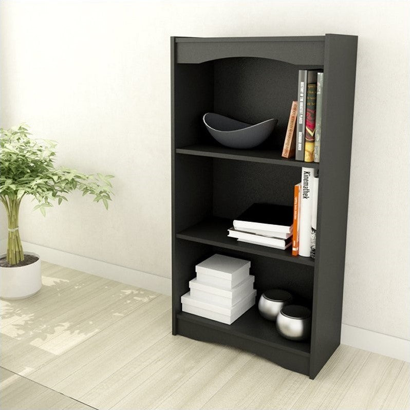 Sonax - 3-Shelf Bookcase - Black_0