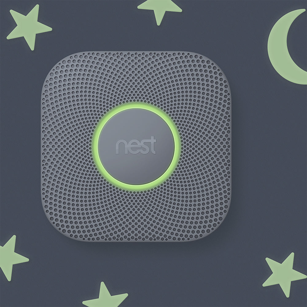 Google - Nest Protect 2nd Generation (Battery) Smart Smoke/Carbon Monoxide Alarm - White_2