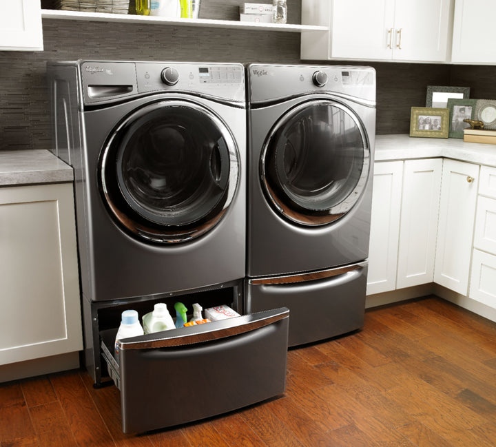 Maytag - Washer/Dryer Laundry Pedestal with Storage Drawer - Metallic slate_11