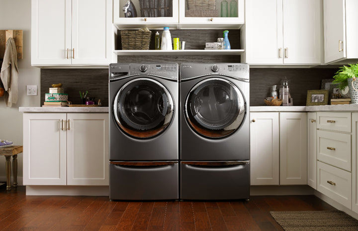 Maytag - Washer/Dryer Laundry Pedestal with Storage Drawer - Metallic slate_9