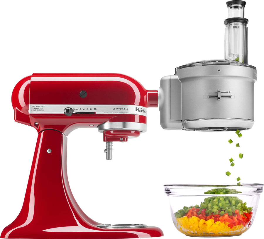 KitchenAid - KSM2FPA Food Processor Attachment Kit with Commercial Style Dicing - Silver_0
