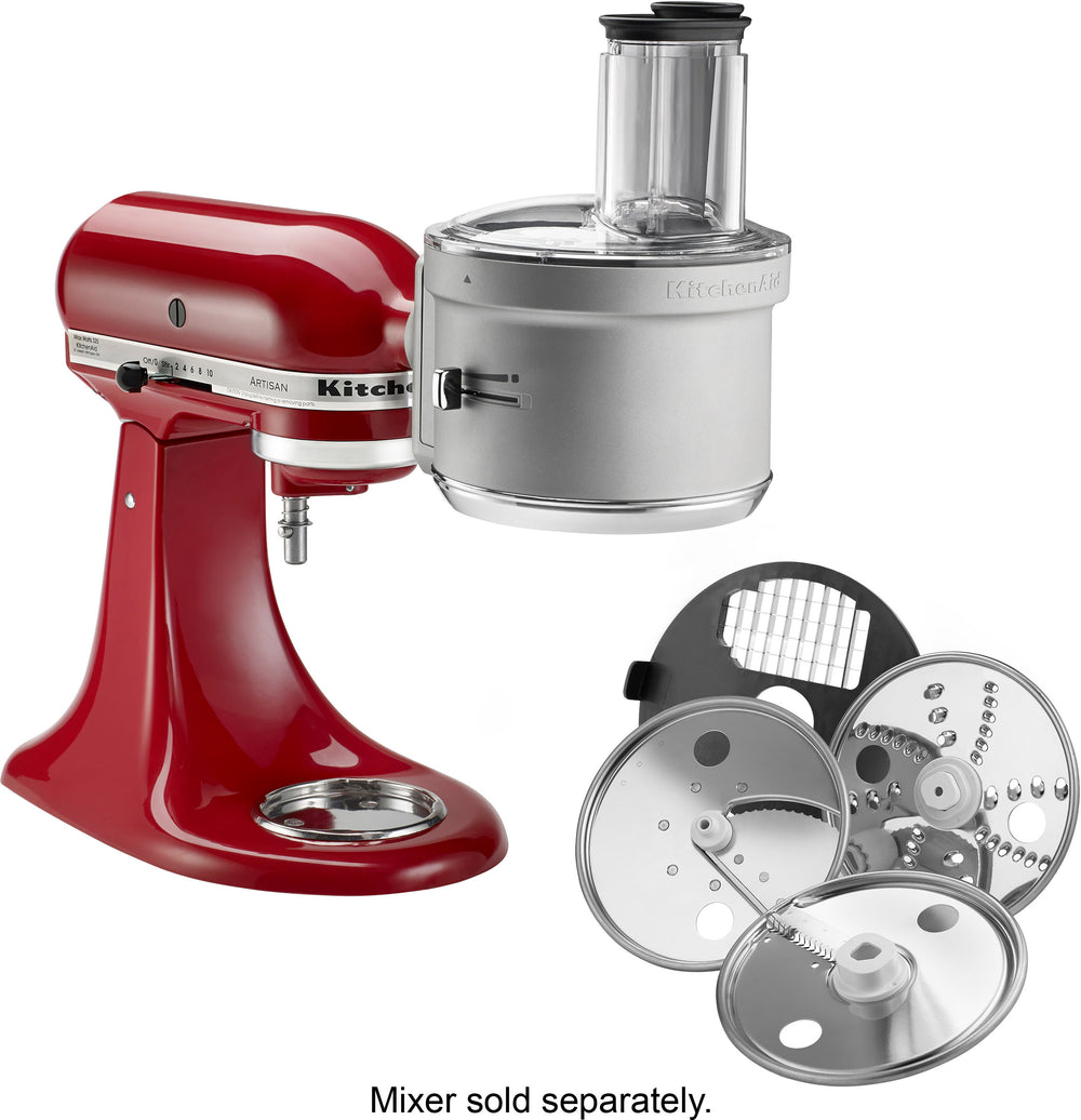 KitchenAid - KSM2FPA Food Processor Attachment Kit with Commercial Style Dicing - Silver_1