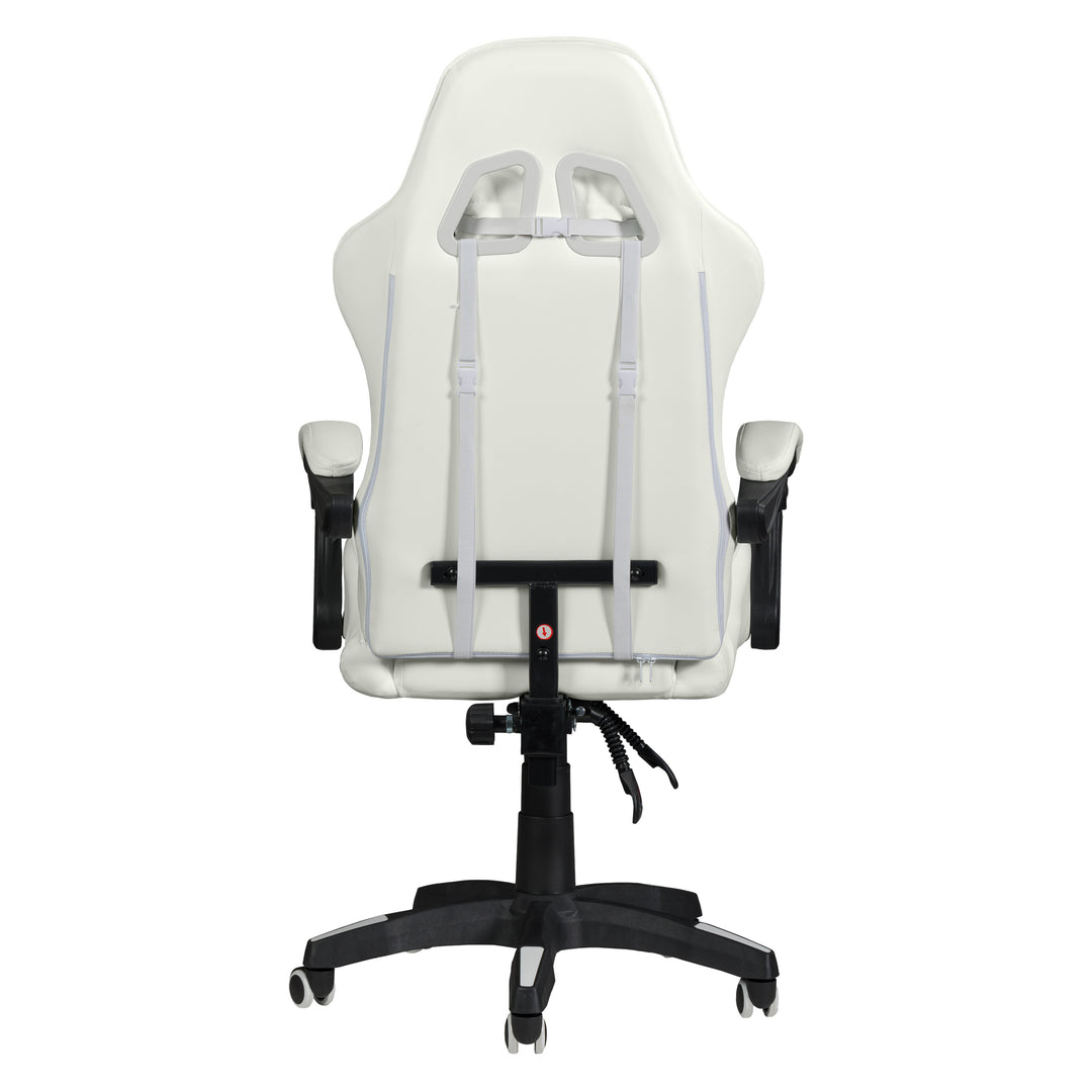 CorLiving LGY-701-G Ravagers Gaming Chair in - White_7