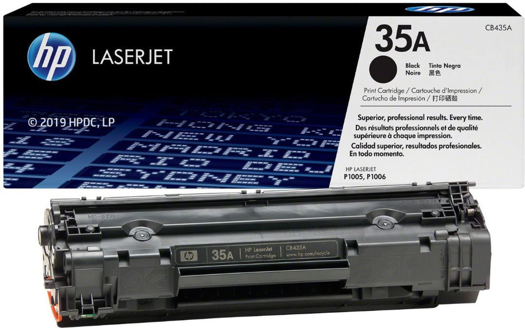 HP - 35A Standard Capacity - Black Toner Cartridge - Black_5
